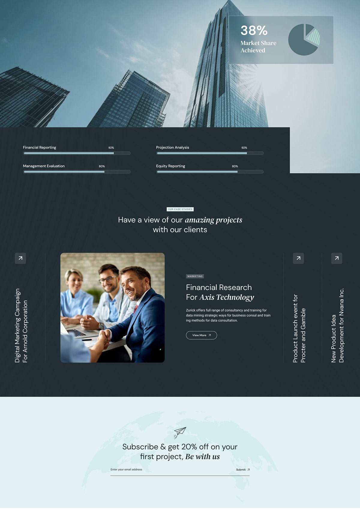 Landing Page - Gurus - Business Consulting WordPress Theme