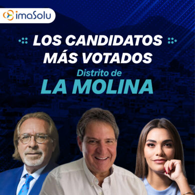 Los candidatos más votados del distrito de La Molina