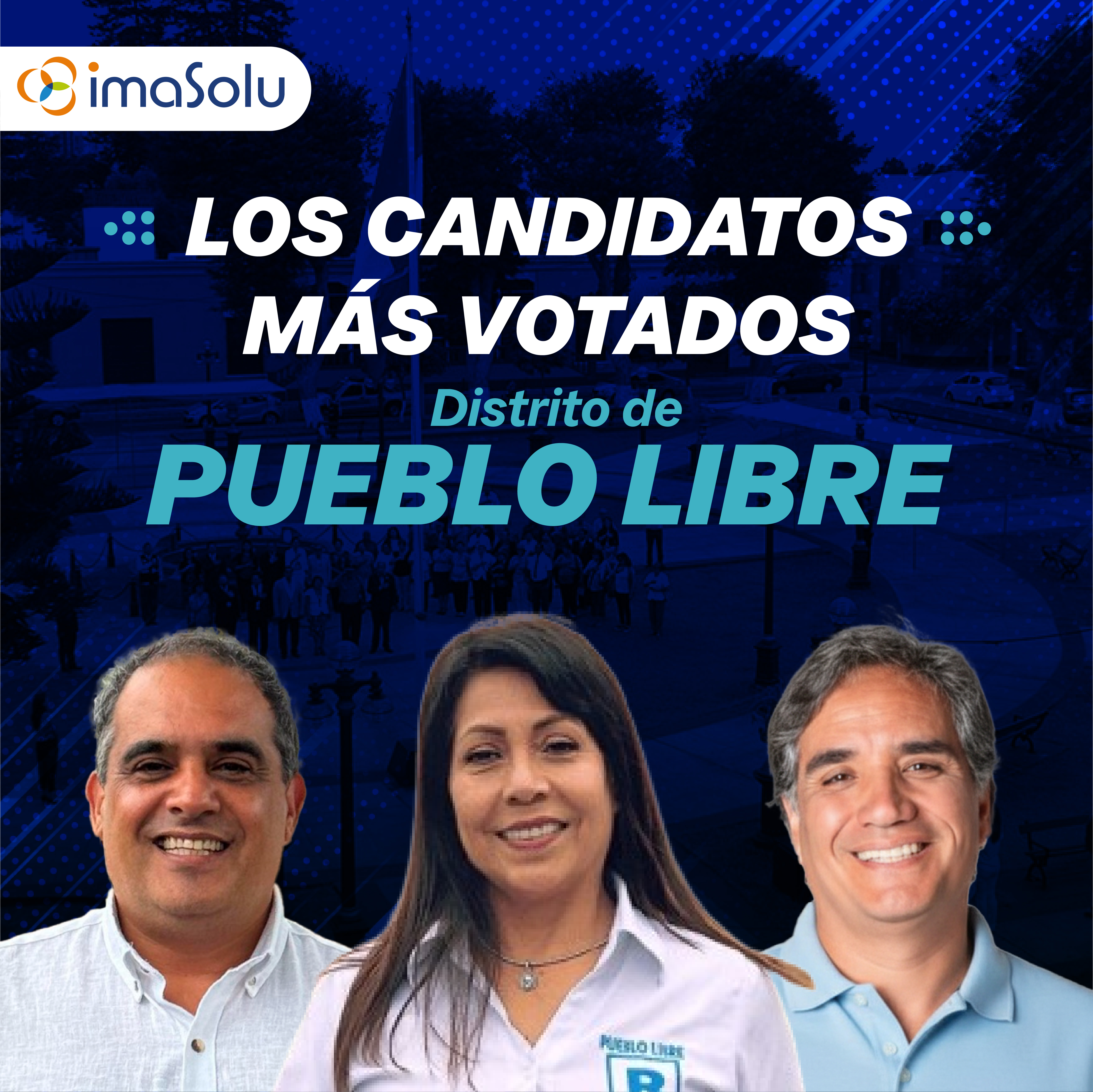 Los candidatos más votados del distrito de Pueblo Libre