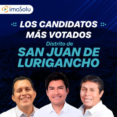 Los candidatos más votados del distrito de SJL