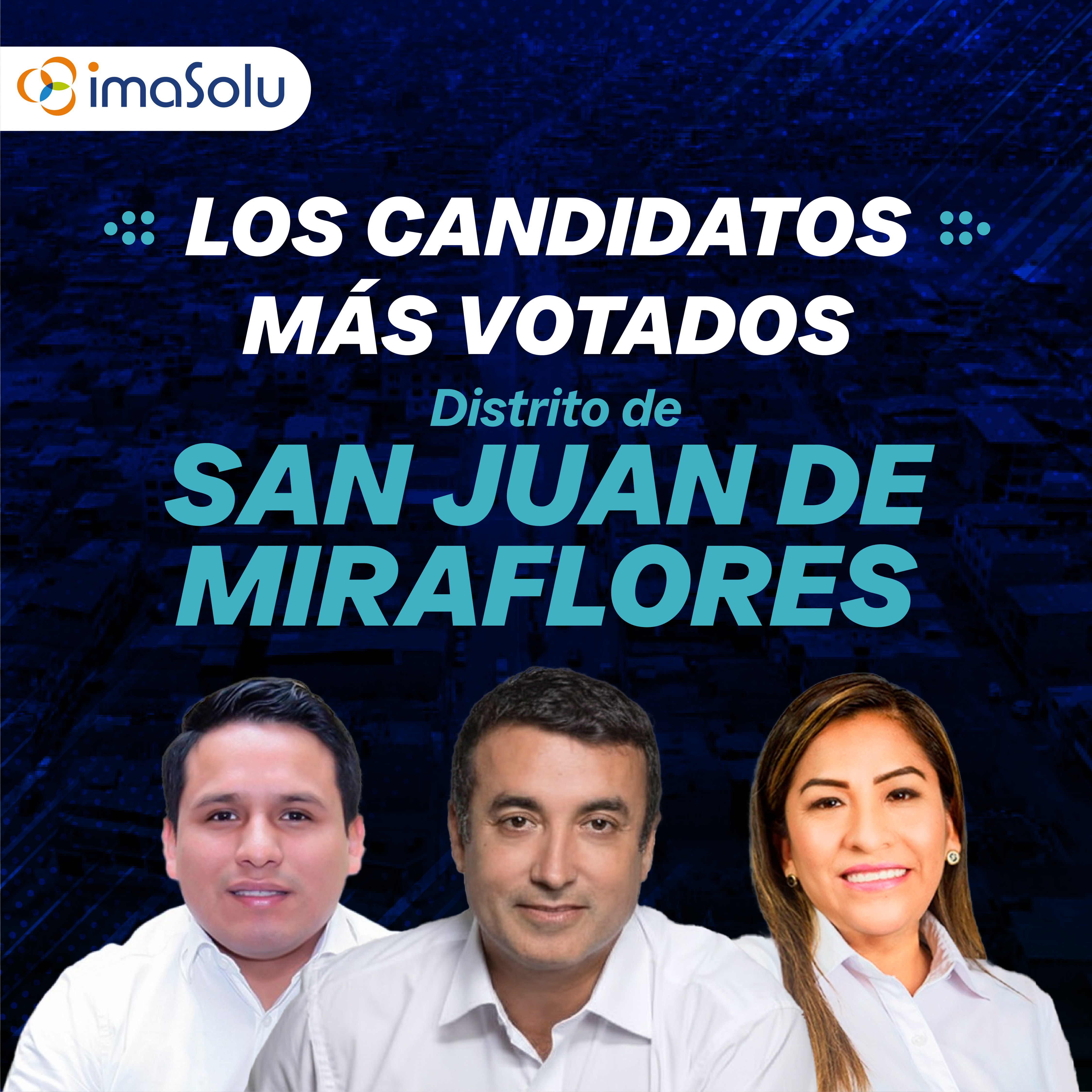 Los candidatos más votados del distrito de SJM