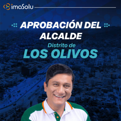 Aprobación alcalde de Los Olivos
