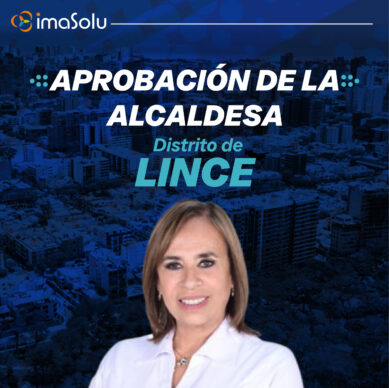 Aprobación alcaldesa de Lince