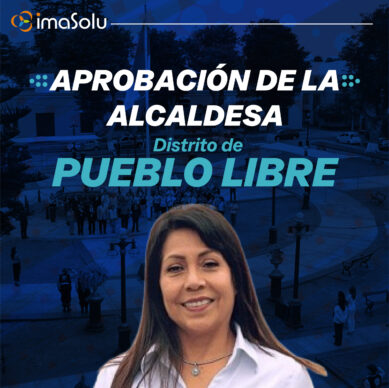 Aprobación alcaldesa de Pueblo Libre