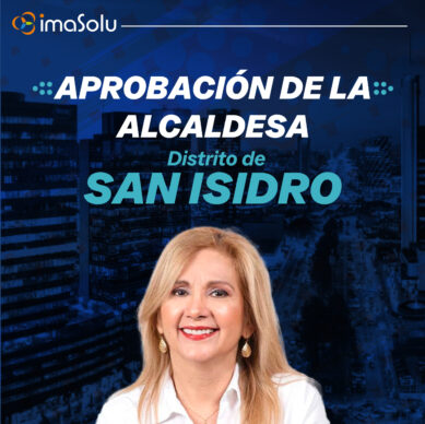 Aprobación alcaldesa de San Isidro